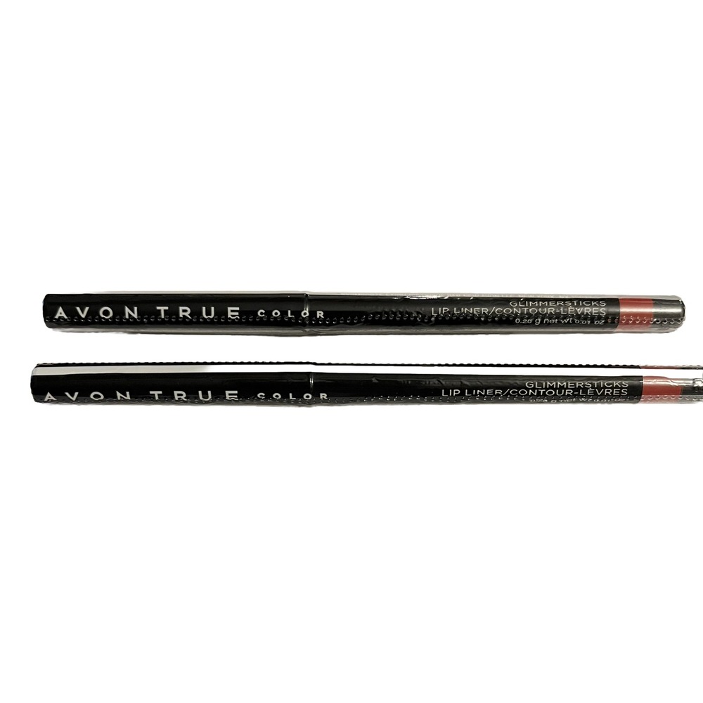 Avon True Color Glimmersticks Retractable Lip Liner TRUE RED Lot 2 SEALED